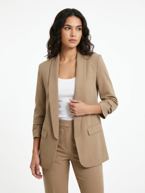 Veste Blazer Fluide Col Châle